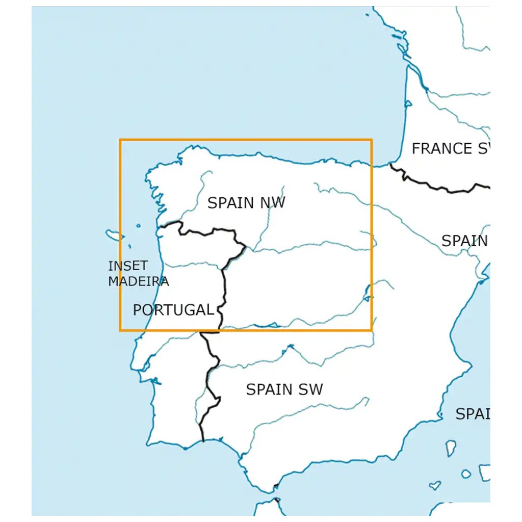 Spain VFR ICAO Chart Rogers Data 2023 Please Choose North West