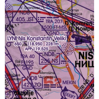 Serbia Harta VFR ICAO Rogers Data 2023