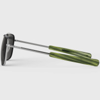 Randolph Aviator II Matte Chrome Sunglasses