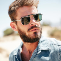 Ochelari de soare Randolph Aviator II Matte Chrome
