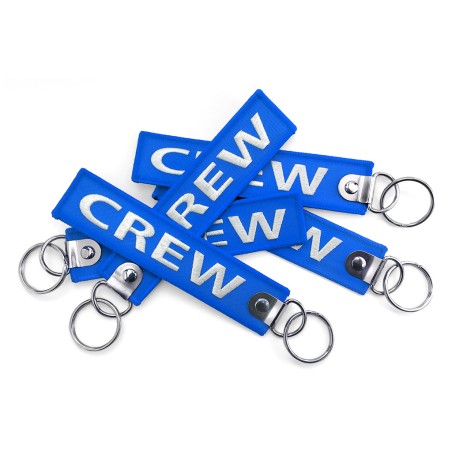 CREW Embroidered Keyring...