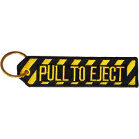 Breloc brodat Pull To Eject