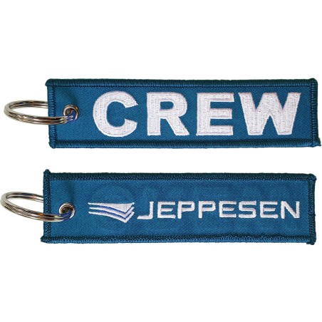 Breloc brodat Jeppesen Crew