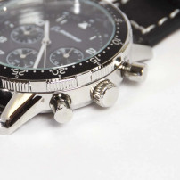 Boeing Black Leather Watch