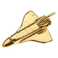 Space Shuttle Pin Badge