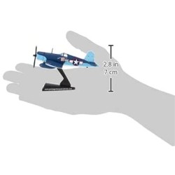 Macheta Postage Stamp Chance Vought F4U Corsair U.S. Navy USN "Pappy Boyington" VMF-86 Scara 1:100