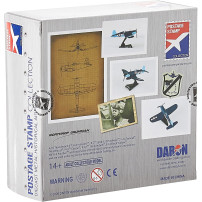 Macheta Postage Stamp Chance Vought F4U Corsair U.S. Navy USN "Pappy Boyington" VMF-86 Scara 1:100