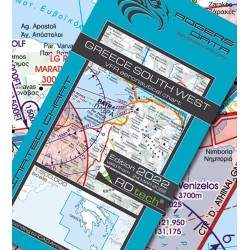Greece VFR ICAO Chart Rogers Data 2022