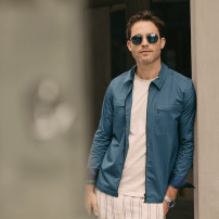 Ochelari de soare Randolph Aviator 23k White Gold