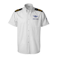 Shirt with Epaulettes PILOT ON DUTY