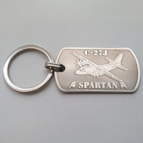 Breloc metal special tratat Spartan