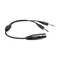 Adaptor cablu casti de la XLR-5 la aviatie generala