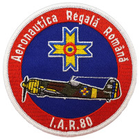 Emblema brodata IAR 80 - Aeronautica Regala Romana