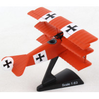 Macheta Postage Stamp Fokker Dr.I Luftwaffe "Roter Baron" 1:63