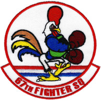 Emblema brodata 67th Fighter Squadron