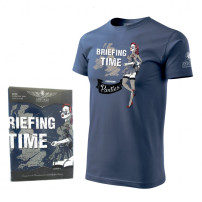 T-Shirt with Nose Art BRIEFING TIME
