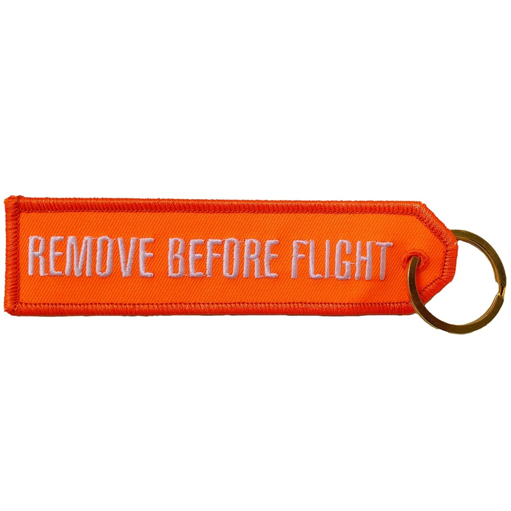 Breloc brodat Remove Before Flight