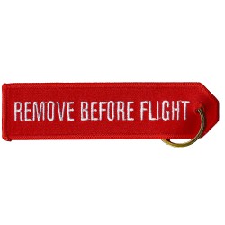 Remove Before Flight Keyring