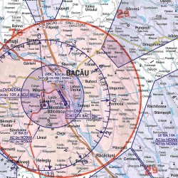 Romania Harta VFR ICAO Rogers Data 2026