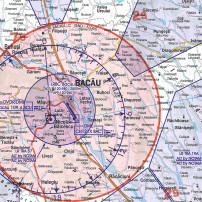 Romania Harta VFR ICAO Rogers Data 2026