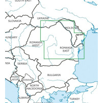 Romania Harta VFR ICAO Rogers Data 2026