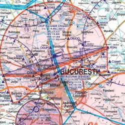 Romania Harta VFR ICAO Rogers Data 2026