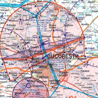 Romania Harta VFR ICAO Rogers Data 2026