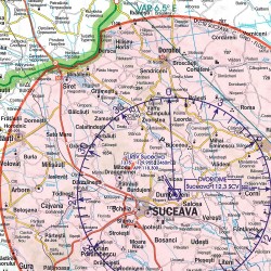 Romania Harta VFR ICAO Rogers Data 2026