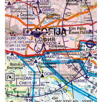 Romania South and Bulgaria VFR ICAO Chart Rogers Data 2024