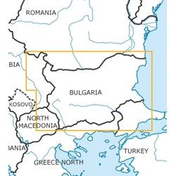 Romania Sud si Bulgaria Harta VFR ICAO Rogers Data 2024