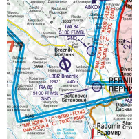 Romania South and Bulgaria VFR ICAO Chart Rogers Data 2024