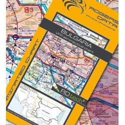 Romania Sud si Bulgaria Harta VFR ICAO Rogers Data 2024