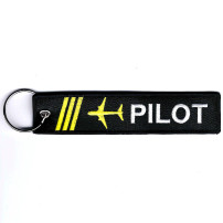Breloc brodat Pilot Remove Before Flight
