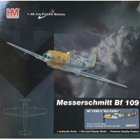 Macheta Messerschmitt BF 109E-3 "Hai Fetito" No.9, Lt. loan Di Cesare, Grupul 7, Romanian Air Force Diecast - Scara 1:48