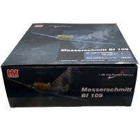 Macheta Messerschmitt BF 109E-3 "Hai Fetito" No.9, Lt. loan Di Cesare, Grupul 7, Romanian Air Force Diecast - Scara 1:48