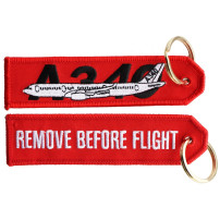 Breloc brodat A340 RBF