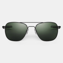 Randolph Aviator Matte Black Sunglasses