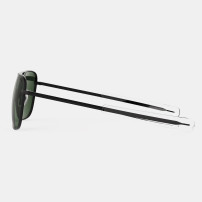 Randolph Aviator Matte Black Sunglasses