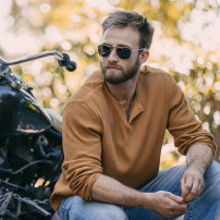 Ochelari de soare Randolph Aviator Gunmetal