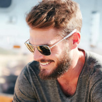 Ochelari de soare Randolph Aviator Matte Chrome