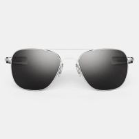 Ochelari de soare Randolph Aviator Matte Chrome