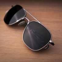 Ochelari de soare Randolph Aviator Matte Chrome