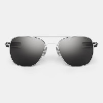 Ochelari de soare Randolph Aviator Bright Chrome