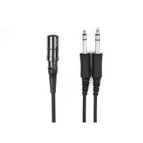 Adaptor cablu casti de la 6 pini LEMO la conectori duali GA