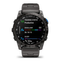 Garmin D2 Mach 1 Pro, Aviator Smartwatch cu Bratara Ventilata din Titan