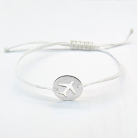 Plane Coin Bracelet