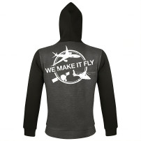 Airbus Hanorac cu fermoar "We Make It Fly"