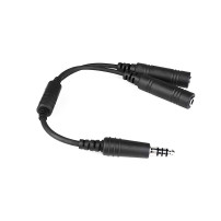 Adaptor cablu casti de la aviatie generala la elicopter