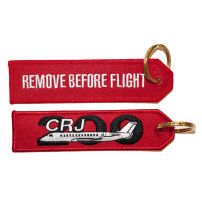 Breloc brodat CRJ200 RBF