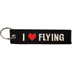 I Love Flying Keyring